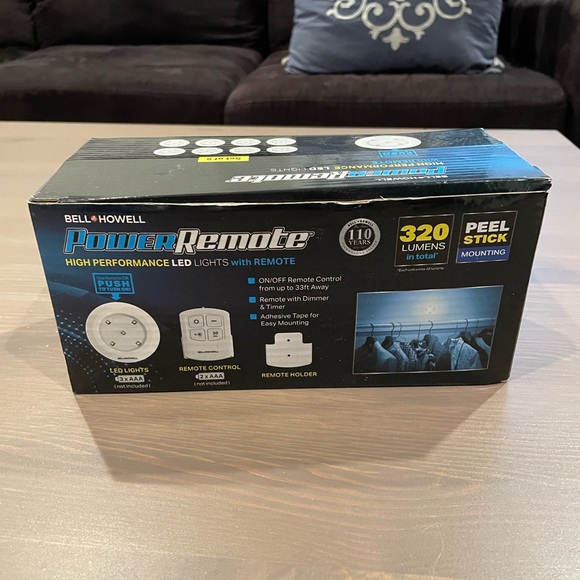 ❌SOLD❌Bell + Howell HIGH PERFORMANCE LED LIGHTS w/ Remote, Set of 8,Almond Color - Picture 3 of 5